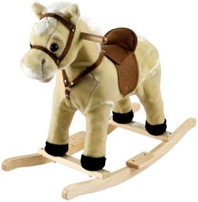img 2 attached to 🐴 Experience Pure Joy with Rocking Lil Henry the Horse: The Perfect Brown Companion for Happy Trails!