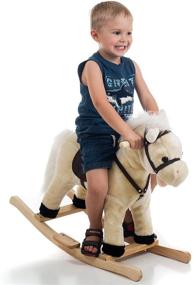 img 1 attached to 🐴 Experience Pure Joy with Rocking Lil Henry the Horse: The Perfect Brown Companion for Happy Trails!