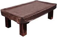 🎱 felson billiard supplies: premium 8-foot brown heavy leatherette billiard table cover for ultimate protection логотип