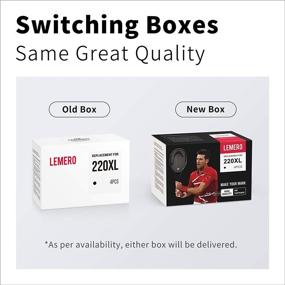 img 2 attached to 🖨️ LEMERO Remanufactured Ink Cartridge Replacement for Epson 220 XL 220XL T220XL Compatible with Workforce WF-2630 WF-2650 WF-2660 WF-2760 WF-2750 Expression Home XP-320 XP-420 XP-424 (4 Black)