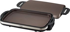 img 2 attached to 🍳 Zojirushi Stainless Brown EA-DCC10 Gourmet Sizzler Electric Griddle