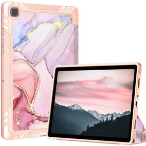 img 3 attached to 📱 Premium Marble Case for Samsung Galaxy Tab A7 10.4 inch - Compatible with Model SM-T500 T505 T507