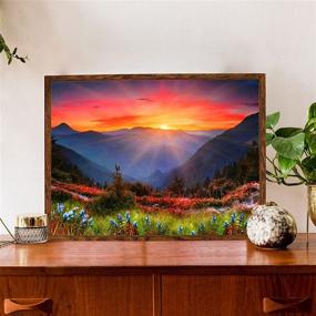 img 2 attached to Captivate Your Child's Creativity with Similane Children Sunset Diamond Painting Kit (16X12In)