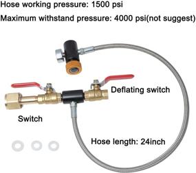 img 3 attached to CGA320 G1/2 CO2 Cylinder Refill Adapter: A Complete Kit for Filling Soda Makers & Tanks