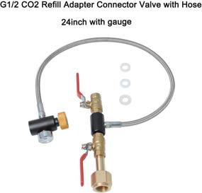 img 2 attached to CGA320 G1/2 CO2 Cylinder Refill Adapter: A Complete Kit for Filling Soda Makers & Tanks