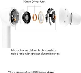 img 1 attached to 🎧 Honor Magic Earbuds: Waterproof Wireless Bluetooth Earphones for Sport, iOS & Android with Case (White)