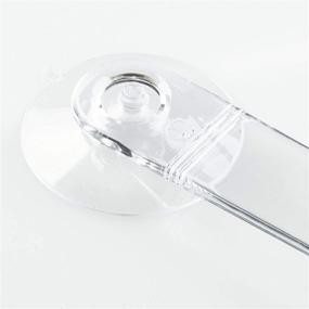 img 1 attached to 🧼 8-Inch Transparent Plastic Suction Shower Window Cleaner with Squeegee