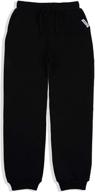 👖 americloud sweatpants: adjustable drawstring, black xl - perfect for boys' active clothing! logo