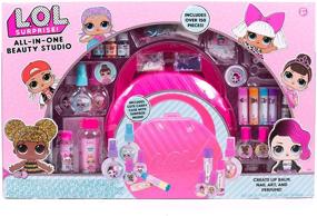 img 4 attached to L.O.L. Surprise! All-in-One Beauty Studio Kit: DIY Lip Balms, Nail Art, and Perfumes with Stickers, Fragrances, Glitter, and More by Horizon Group USA