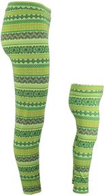 img 1 attached to St. Patrick's Day Clover Leggings for Girls' - Girls' Clothing