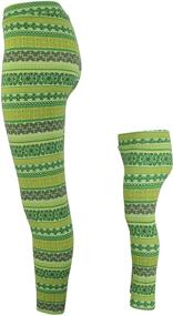 img 3 attached to St. Patrick's Day Clover Leggings for Girls' - Girls' Clothing