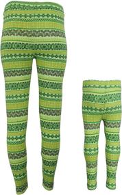 img 2 attached to St. Patrick's Day Clover Leggings for Girls' - Girls' Clothing