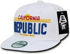 img 1 attached to 🧢 California Republic Plate Design Snapbacks by WHANG