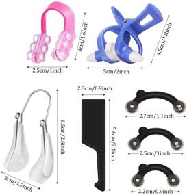 img 3 attached to 👃 Get a Shapelier Nose with 5 Pieces of Nose Up Lifting Clips – Silicone Nose Bridge Slimming Clips for Women