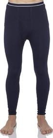 img 4 attached to Rocky Men's Thermal Bottoms: Insulated Long John Base Layer Pants for Outdoor Ski Warmth and Extreme Cold - Stay Cozy in Pajama-like Comfort