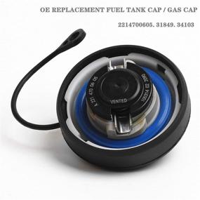 img 3 attached to 🔒 Convenient and Reliable LABBYWAY Gas Cap 2214700605 for Mercedes Benz Fuel Tanks - Compatible with C, CL, CLK, CLS, E, G, GLK, S, SL, SLK Vehicles