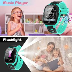 img 2 attached to Kids Smart Watch For Boys Girls - Dual Camera Touchscreen Smart Watch Phone For Kids With SOS Call Wearable Technology