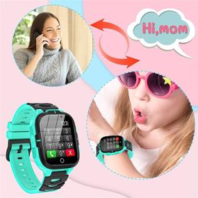 img 3 attached to Kids Smart Watch For Boys Girls - Dual Camera Touchscreen Smart Watch Phone For Kids With SOS Call Wearable Technology