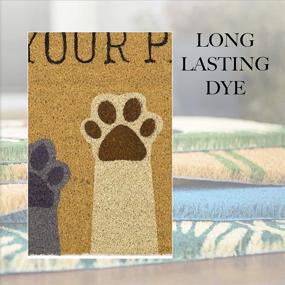 img 1 attached to Avera Products - Wipe Your Paws - Natural Coir Fiber Doormat (Anti-Slip PVC or Latex Mat Back)