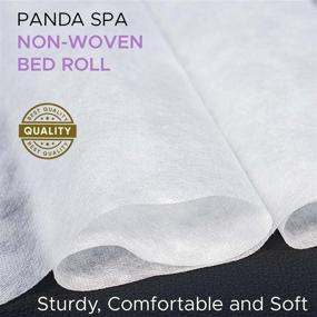 img 2 attached to 🐼 PandaSpa Disposable Non Woven Facial Massage Bed Roll - Precut Hole, 30gsm (Pack of 4)