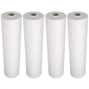 img 3 attached to 🐼 PandaSpa Disposable Non Woven Facial Massage Bed Roll - Precut Hole, 30gsm (Pack of 4)