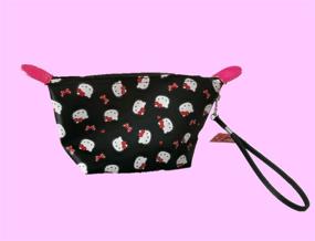 img 2 attached to 🐱 Kerr's Choice Cosmetic Bag Makeup Bag - Kitty Cat Toiletry Bag & Makeup Pouch with Kitty Design – Ideal Kitty Gift