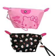 🐱 kerr's choice cosmetic bag makeup bag - kitty cat toiletry bag & makeup pouch with kitty design – ideal kitty gift logo