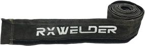 img 3 attached to 🔥 RX WELD Black TIG Welding Torch Cable Cover: Flame-Resistant Leather, Kevlar Stitched, MIG/Plasma Cable Sleeves Tig Cover (137'')