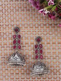 img 2 attached to Crunchy Fashion Bollywood Traditional Oxidised