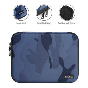 img 2 attached to Smatree Tablet Sleeve - Protective Carrying Case | Compatible with 11 inch iPad Pro, 10.9 inch New iPad Air 4, 10.2 inch iPad 8, Surface Go, Huawei 10.8 | Blue Hard Tablet Case Bag