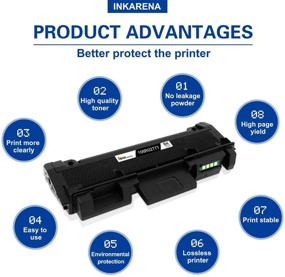 img 3 attached to 🖨️ Inkarena Compatible 106R02777 Black Toner Cartridge for Xerox 3215 & Phaser 3260DNI Printers (3PK x Black)