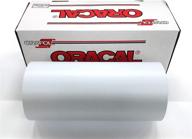 🎨 oracal 651 vinyl roll 12x50 yard (150ft) - matte white: high-quality and durable vinyl for craft and sign-making projects logo