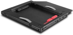 img 2 attached to 📀 High-Quality Vantec MRK-HC95A-BK Aluminum Caddy for 9.5mm ODD Laptop Drive Bay: Optimal Storage Solution for SSD/HDD