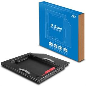img 4 attached to 📀 High-Quality Vantec MRK-HC95A-BK Aluminum Caddy for 9.5mm ODD Laptop Drive Bay: Optimal Storage Solution for SSD/HDD