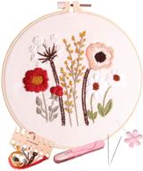 embroidery beginners stamped pattern instruction needlework in embroidery logo