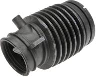 🔧 dorman 696-001 engine air intake hose for acura / honda models - black, size: hose length 7", inlet diameter 2.8", outlet diameter 3.25 logo