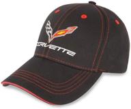 c7 corvette patch hat black logo