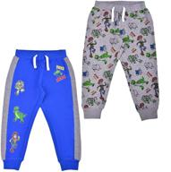 👖 disney jogger pants: athletic sweatpants for boys' clothing sets - an alluring choice logo