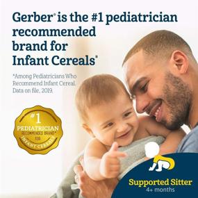 img 3 attached to 🍚 Gerber DHA & Probiotic Single-Grain Rice Baby Cereal: Nutrient-rich & Convenient 8 Oz Pack (6 Pack)