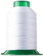 high strength bonded polyester sewing thread: 1750 yard, 150d/3 for 🧵 awnings, tents, home textile, leather goods, footwear, luggage, car mats, upholstery - white logo