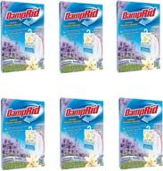 🌧️ damprid hanging moisture absorber, lavender vanilla scent (pack of 6) - banish excess moisture with long-lasting freshness logo