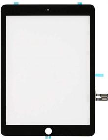 img 2 attached to 🔧 FeiyueTech for Black iPad 6 6th Gen 2018 (A1893 A1954) Touch Screen Digitizer Replacement Front Glass Assembly with Camera Holder – Includes PreInstalled Adhesive, Tools Kit, and Home Button Not Included.