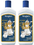 🧼 wright's 7 oz liquid silver polish for anti-tarnish logo