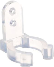 img 1 attached to 🔩 BCP 100pcs PVC LED Rope Light Wall Mounting Clips, Clear Color- Includes Screws