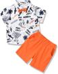 toddler summer outfits clothes t shirt boys' clothing for clothing sets logo