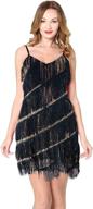 aivtalk women's sequined tassels flapper dress – stunning 1920s gatsby cocktail dance dress логотип