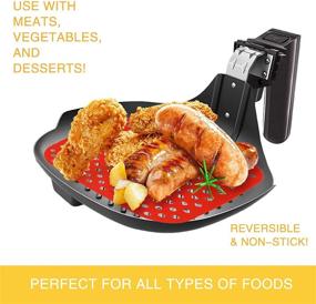 img 3 attached to Niosoul Reusable Air Fryer Liners