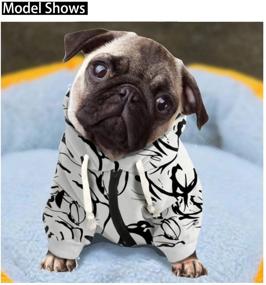 img 1 attached to Howilath Dog Hoodie Sweatshirt - Fashion Zipper Pet Dog Cotton Hoodies Sweatshirts for Small Breed Puppies