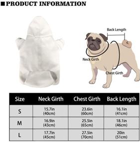 img 3 attached to Howilath Dog Hoodie Sweatshirt - Fashion Zipper Pet Dog Cotton Hoodies Sweatshirts for Small Breed Puppies