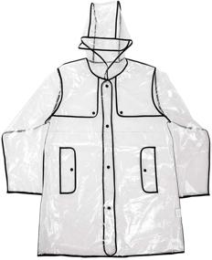 img 4 attached to Ace Select Transparent Raincoat Fashion